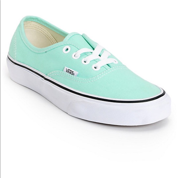 Vans Shoes | Vans Mint Green Authentic 